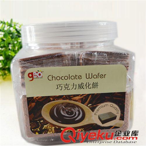 GEO 泰国进口食品 巧克力威化饼280克*12罐/箱 买十送一活动