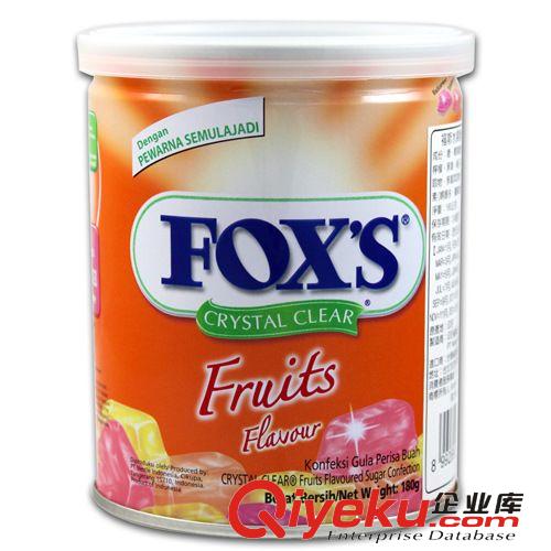 印尼原装 霍士FOXS水晶糖 福斯薄荷水晶糖 180G*12罐