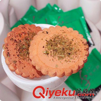 盛香珍手制煎饼（蓝绿藻）台湾休闲零食批发 大陆授权代理商