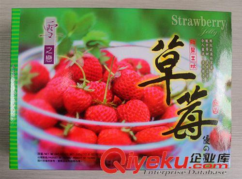 台湾原厂-进口食品-雪之恋500克盒装果冻-草莓优之果-商超推荐品