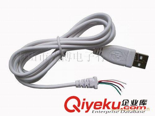 中山直销mini USB线 鼠标USB线 双USB线 USB连接线批发