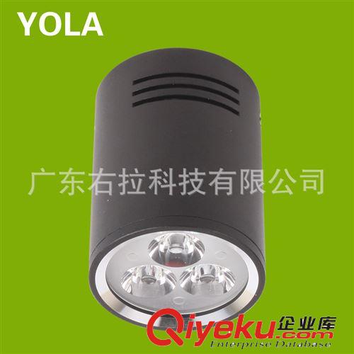 LED明装筒灯2.5寸全套一体化3w5w7w9w12wgd客厅店铺免开孔