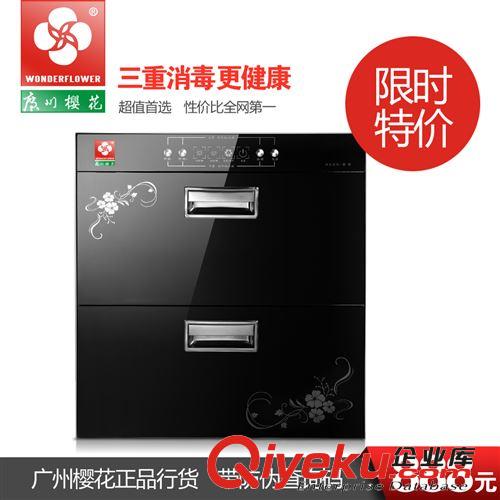广州樱花 家用嵌入式 消毒柜 双层高低温xd碗柜 热卖