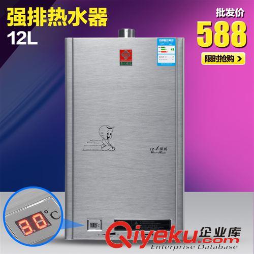 厂家直销燃气热水器 强排热水器 12L 温度显示 厂家直销 全国联保