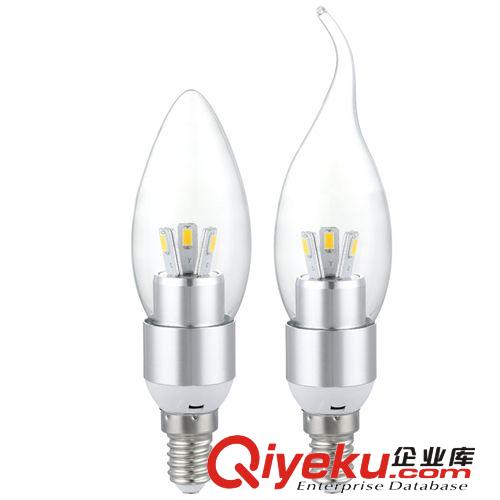 LED3W 三叉 尖泡 拉尾泡 蜡烛泡 水晶灯 吊灯 壁灯光源 厂家直销