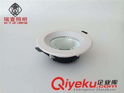 新款7w led天花筒灯外壳 COB防眩筒灯外壳套件 3寸LED灯具配件