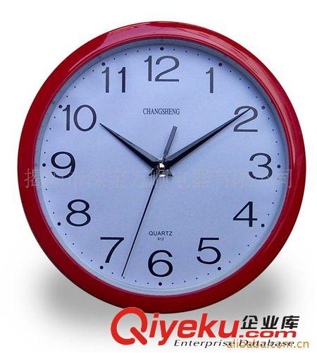 礼品钟，广告促销钟，定制logo 彩印 电子礼品钟 中式 挂钟 钟表