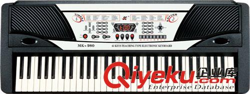 供应MK-980美科980电子琴 61键多功能教学型 国产电子琴 乐器批发