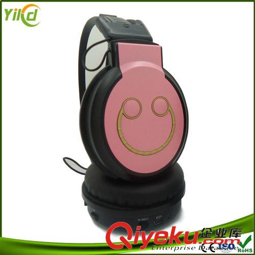 深圳厂家供精美头戴式无线插卡耳机 可用于电脑 便携式创意耳机