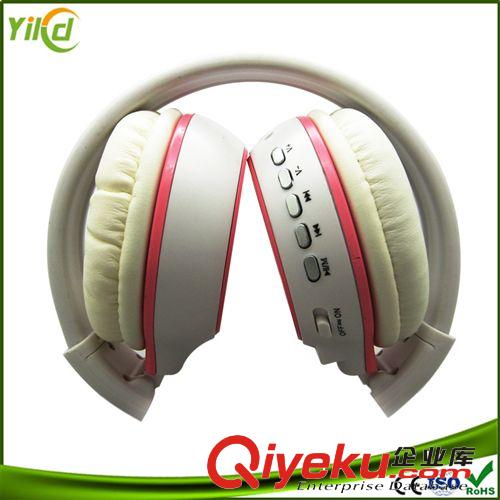 厂家生产精美头戴式无线插卡耳机听力耳机 LCD背光歌词显示JT2810