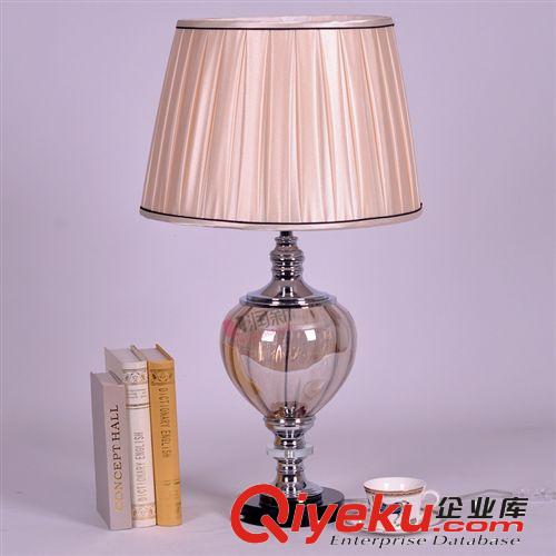 润新批发欧式现代gd玻璃工艺品台灯客厅卧室床头照明灯具MT2008