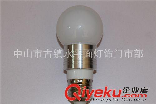 质保两年厂家直销供应  RGB球泡灯1wl   水平面E27LED球泡灯