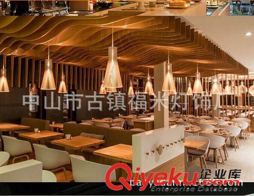 福米厂家 欧式时尚木质吊灯创意 lamp餐厅工程吧台吊灯 鸟笼吊灯