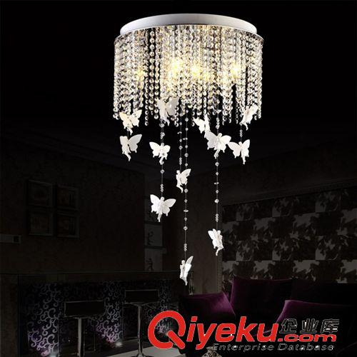 天使之舞系列 简约现代LED遥控水晶灯 LED卧室水晶吸顶灯  高质