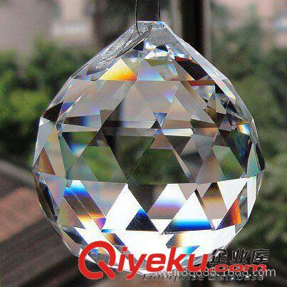 厂家直销灯饰水晶挂件 40#K5水晶球水晶挂件 玻璃球水晶挂件