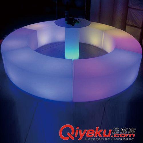 夕彩遥控可充电可变色的LED七彩发光酒吧休闲椅子