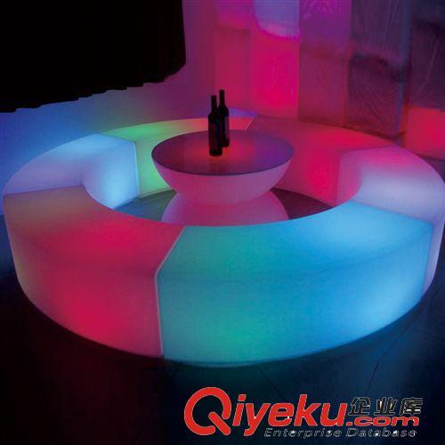 夕彩遥控可充电可变色的LED七彩发光酒吧休闲椅子