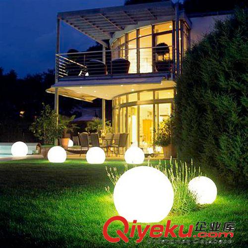 led发光圆球 欧式户外浪漫景观庭院灯 充电LED别墅花园庭院落地灯