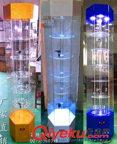 亚克力旋转展示柜手机手表产品展示架厂家直销定做有机玻璃展示柜