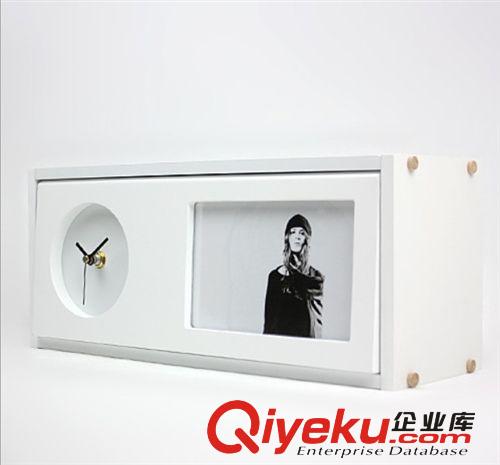 DIY创意时钟相框收纳盒 宜家风格简洁 创意家居