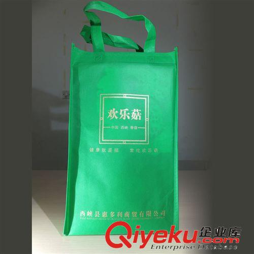 供应无纺布手提袋 香菇外包装食品袋 有底有侧无纺布袋