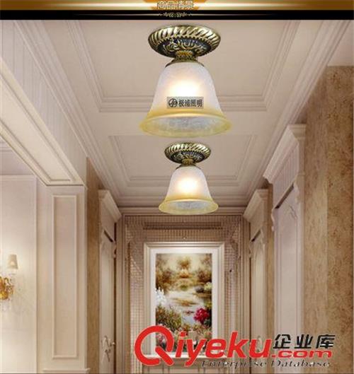 欧式简欧田园客厅灯饰复古铁艺术卧室灯具简约创意LED餐厅灯