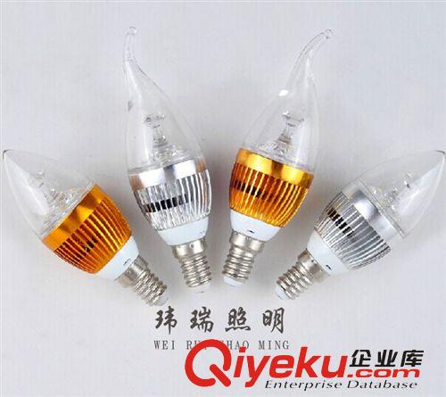 厂家直销 LED蜡烛尖泡拉尾泡3W4W5W批发E14螺口LED节能灯泡