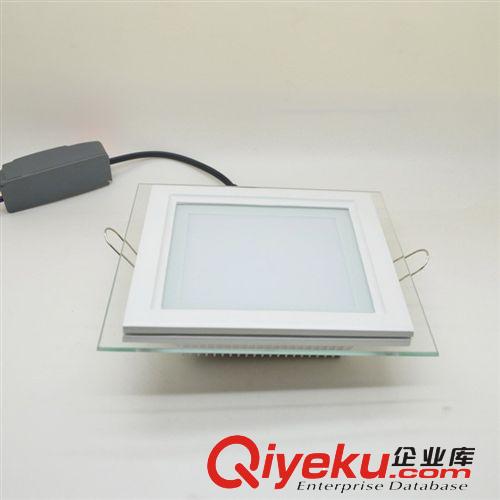 推荐款 led方形玻璃面板灯12W 超薄圆形面板灯 新款led平板面板灯