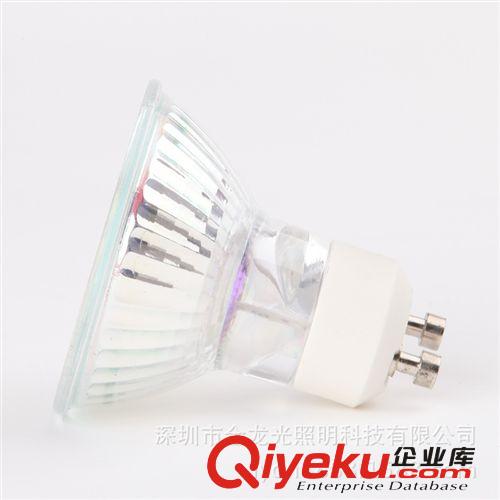 GU10射灯 60颗3528贴片射灯 3W玻璃射灯，厂家新产品供应