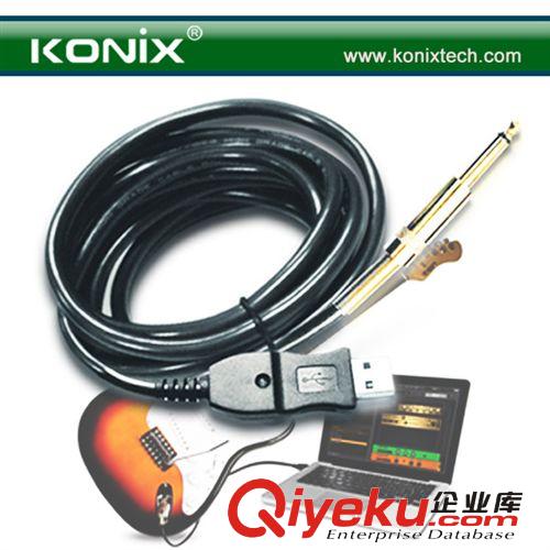 厂家直销USB 3M吉他线  吉他录音线