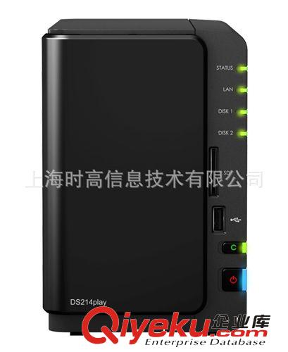 synology DS214play NAS 网络存储服务器 群晖 2BAY 取代DS213+