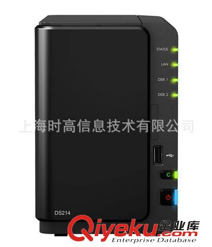 synology DS214 NAS 网络存储服务器 群晖 2BAY 塔式 取代DS213