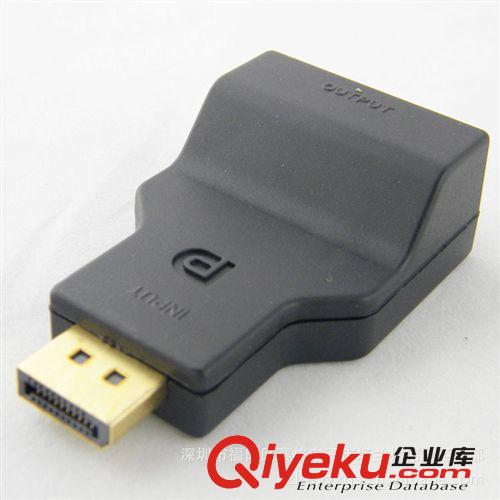 6575#黑色DP转VGA转接头 Displayport公转VGA母头转接头