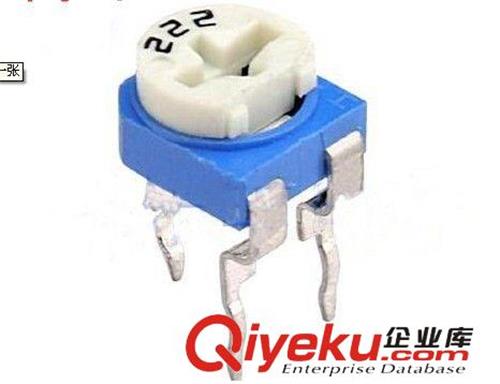 专业批发 蓝白 可调电阻 RM065-503 RM065-50KΩ 可调电位器