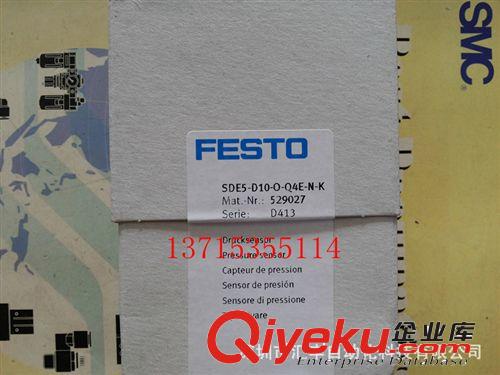FESTO费斯托原装压力开关 SDE5-D10-O-Q4E-N-K , 529027
