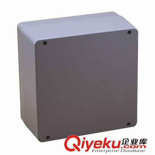 订做铸铝接线盒 可加工开孔配接头电器金属防水盒 100*100*60mm