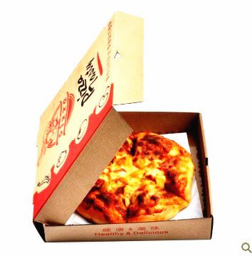 食品包装 9寸牛皮纸披萨盒 比萨pizza盒 苍南纸盒厂家直销 包装盒加工定制