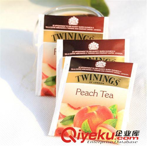 饮品系列 英国皇家TWININGS川宁 蜜桃果香红茶50g   可供商超