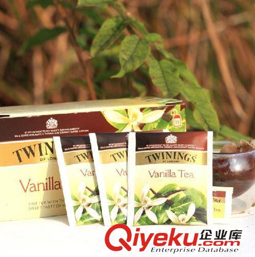 饮品系列 英国皇家TWININGS川宁 50g香草果香红茶   可供商超