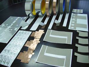铜箔胶带/铝箔胶带 专业生产自粘单双导铝箔胶带