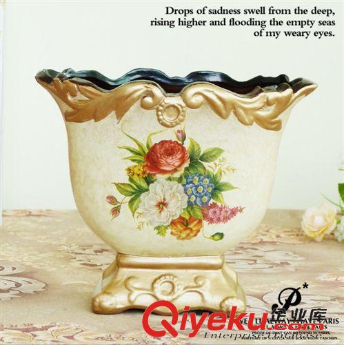 低温花瓶 批发生产供应田园复古欧式干花陶瓷花瓶家居饰品 花艺装饰品