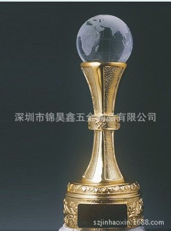 铝合金产品 【yz供应】世界足球奖杯锌铝合金产品定制金属工艺品金属奖杯