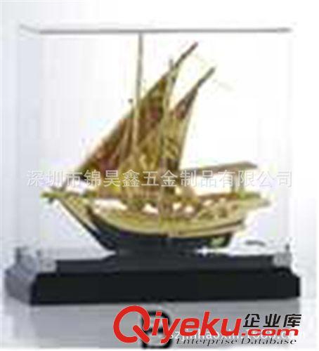金属工艺品 【2014新款】创意帆船gd仿古船模型精美工艺品豪华版中商船