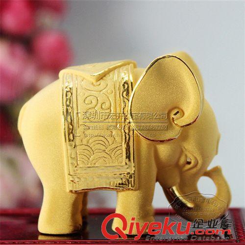 订做款/特定产品 4501-5000 大象摆件 镀金大象摆件 弯鼻子大象摆件 家居装饰品大象摆件