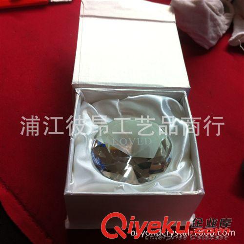 水晶钻石 厂家常年供应60mm水晶玻璃钻石工艺品 精品婚庆水晶钻石