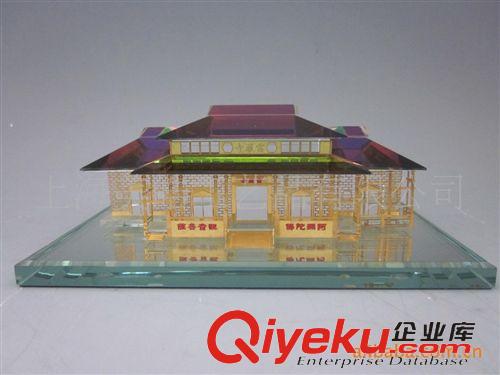 中国建筑 建筑模型定制 礼品定制 水晶模型（雷藏寺）