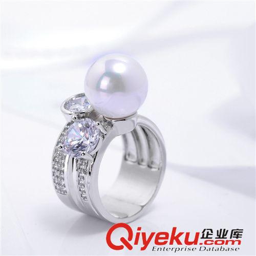 价格分类 戒指批发 混批 大珍珠指环 微镶锆石饰品 支持一件代发 免代理费