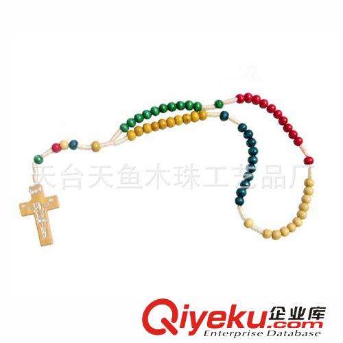 宗教系列 厂家直销 宗教耶稣项链 木制十字架项链 天主教项链 可来样定做