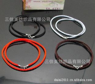 各类＜蜡绳＞系列 厂家直销进口韩国环保蜡绳、可来样订做、免费加工、免费寄办