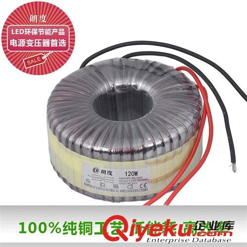 Led变电器 [可定制]环形低频干式双绕组变压器 220V 24V 120W 电源变压器